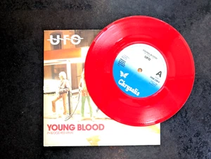 UFO - Young Blood - 7" Red Vinyl Single 1980 Chrysalis Records CHSA2399 - VG+G - Picture 1 of 4
