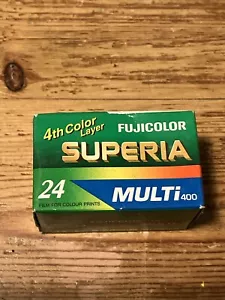 Fujifilm Fujicolor Superia Multi 400 Film 24 exp - New Old Stock Exp 2002 - Picture 1 of 3