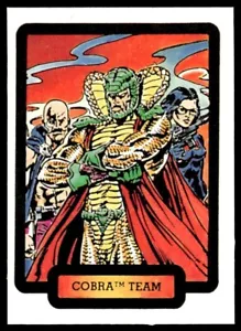1987 Comic Images G.I. Joe Files #37 Cobra Team - Picture 1 of 3