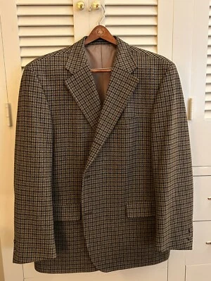 Abrigo deportivo raro J Press Tweed saco de 3 botones 48R Foto 1 de 4