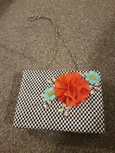 Primark Limited Edition Clutch Bag Monochrome Sequin - Picture 1 of 3