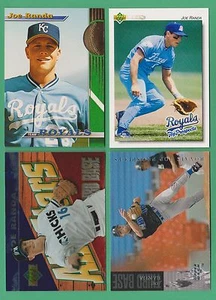 (4) card Joe Randa RC Lot Kansas City Royals 1993 Pinnacle 1992 Upper Deck Minor - Picture 1 of 2