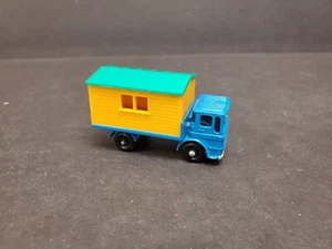1966 LESNEY MATCHBOX #60 SITE HUT TRUCK WITH HUT VINTAGE DIECAST a - Picture 1 of 24
