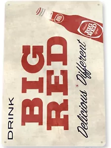 Big Red Tin Sign 11x8 Inch It’s Delicious And Different Bar And Cave Decor - Picture 1 of 1