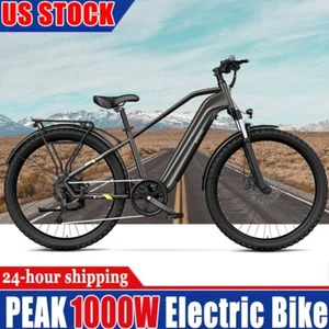 SISIGAD NEW Electric Bike for Adults Peak 1000W 60Miles Range Mountain E-bike US - Picture 1 of 16