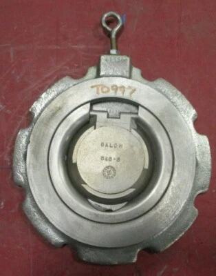 BALON 4T-150 Wafer Style Swing Check Valve 4" 150 Thin Pattern NACE Trim - Image 1 of 4