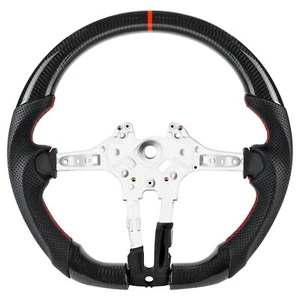 SCOLTA Volante in vera fibra di carbonio a secco per BMW Serie M M3 F30 - Foto 1 di 6