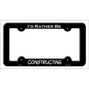 Constructing Novelty Metal License Plate Frame - Picture 1 of 1