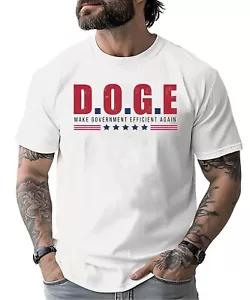 DOGE Department of Government Efficiency Make Government Efficient Again T-shirt - Picture 1 of 5