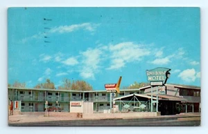 Route 66 Roadside TX Postcard Town House Motel Amarillo RT 66 Sign Signage - Picture 1 of 2
