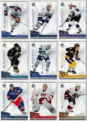2006-07 SP Authentic SP NOTABLES xxx /999 COMPLETE SUBSET (101 - 160) ONLY 999 - Image 1 of 4