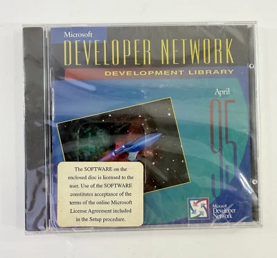 Microsoft Developer Network Development Library April 1995 - Sealed with Key - Image 1 of 4