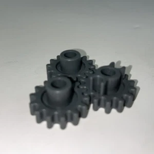 KNEX 3 Gray Gear - 1 in.  K'nex #90988 Standard Replacement Parts and Pieces - Picture 1 of 9