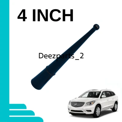 Antena de radio AM/FM negra de 4" para Buick Enclave 2016-2017 Foto 1 de 3