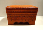 Vintage Morocan Leather Jewelry Box