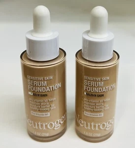 ⭐ 2 Stück ⭐ Neutrogena Healthy Skin Sensitive B5 Skin Serum Foundation 01 LIGHT - Bild 1 von 2