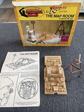 Kenner Indiana Jones Map Room Box  Tripod  Directions  and Floor.  NOT COMPLETE