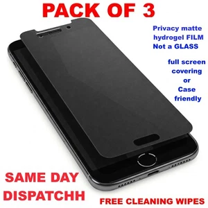 3X Matte Privacy Screen Protector for Galaxy S 25 24 ULTRA 20 22 Hydrogel FILM - Picture 1 of 10