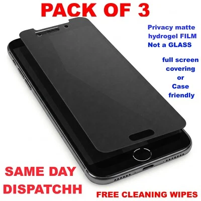 3X Matte Privacy Screen Protector for Galaxy  S 25 24 ULTRA 20 22 Hydrogel FILM - Image 1 of 4