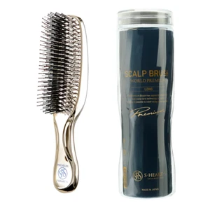 S heart S Scalp Brush World Premium Long Gold with Case and Stand From japan - Picture 1 of 7