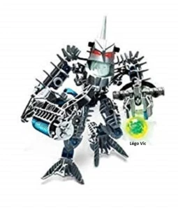 Lego 8905 Bionicle Voya Nui Piraka Thok robot complet de 2006 -N12 - Picture 1 of 1