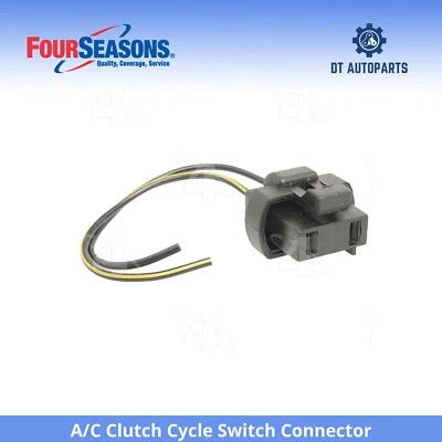 1988-96 Ford F-53 Motorhome Chassis AC Clutch Cycle Switch Connector 4 Seasons - Image 1 of 4