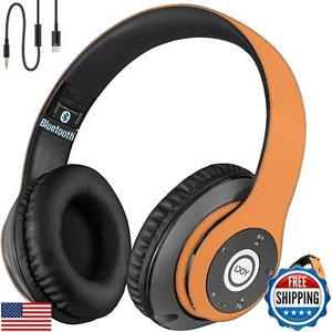 iJoy Bluetooth Headphones Over Ear, Wireless and Wired Foldable Headset Built - Picture 1 of 5