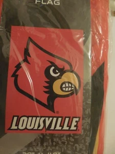 University of Louisville, roter Kardinal Vogel, College Team dekorative HAUS Flagge - Bild 1 von 4