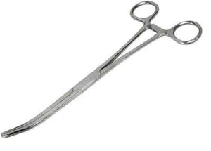 Pinzas de hemostato curvas de pesca de 8" abrazaderas de bloqueo de acero inoxidable - Imagen 1 de 2