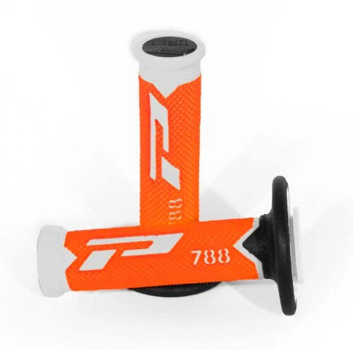 Progrip 788 Le Fluro Orange Triple Density Motocross Grips - image 1 of 1