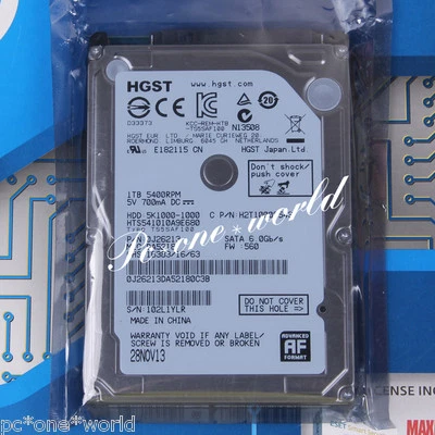 100% OK HTS541010A9E680 HITACHI 1 TB 2.5" 5400 RPM 8 MB SATA Hard Disk HDD - Image 1 of 2