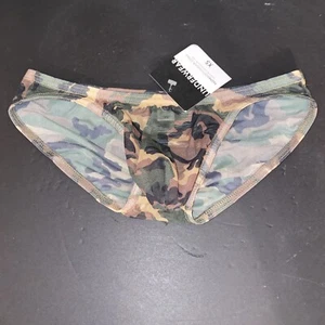 N2N Bodywear Men's Sheer Mesh Camo Brief Size XS - Picture 1 of 3