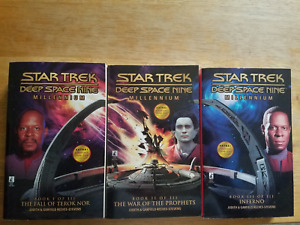 Complete Set Series - Lot of 3 Star Trek Deep Space Nine Millennium Books