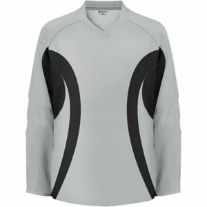 Firstar Rink Flow Hockey Jersey Grey / Black Breathable Mesh - Picture 1 of 2