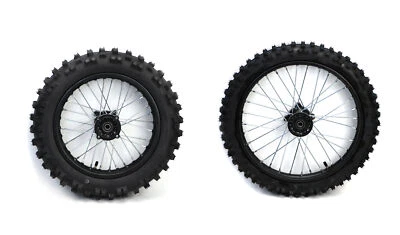 14" & 17" Pit Bike Wheels Rims Tyre 50cc 110cc 125cc 140cc 155cc 160cc Dirt Pair - Image 1 of 2