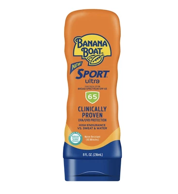 Sonnenbalsam Sonnenschutz Sunscreen LSF SPF 65 BANANA BOAT ULTRA SPORT 236 ml