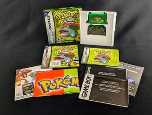 Pokémon LeafGreen Version Nintendo Game Boy Advance GBA CIB TESTED - Picture 1 of 20
