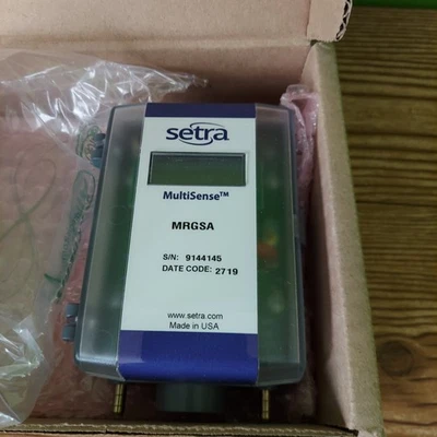 SETRA MRGSA Differential Pressure Transmitter Field Selectable Range ±5 in WC - Image 1 of 3