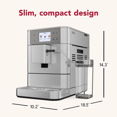 KitchenAid Fully Automatic Espresso Machine KF7, KES8557SX - Stainless Steel - Image 1 of 4