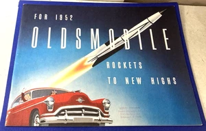 Vintage 1952 Oldsmobile "Rockets To New Highs" Dealer Sales Brochures Original! - Picture 1 of 14