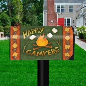 Briarwood Lane Happy Campfire Fall Magnetic Standard Mailbox Cover - Picture 1 of 4