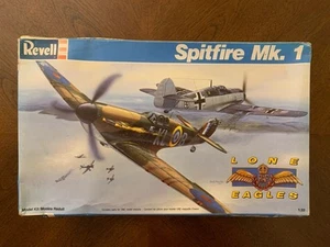 Revell 1:32 SPITFIRE Mk. 1 "Lone Eagles" plastic model kit #4555 OPEN BOX - Picture 1 of 7