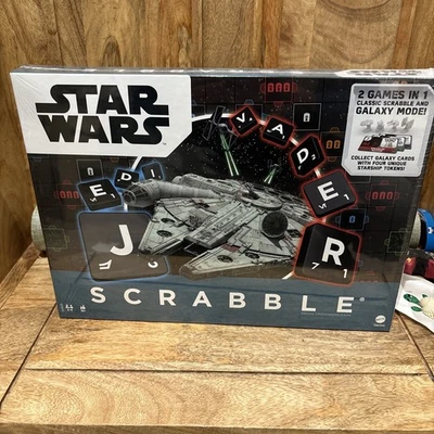 Scrabble - Star Wars - 2 Games in 1 Classic Scrabble and Galaxy Mode Brand New - Image 1 of 4