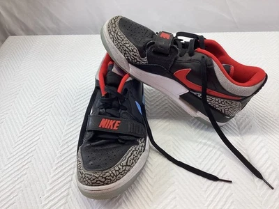 Nike Air Jordan Legacy 312 Hombres 10 Negro Gris Valor Azul Baja Bandera de Chicago Foto 1 de 4