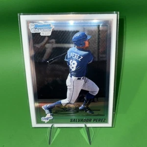 2010 Bowman Chrome - Prospects Salvador Perez #BCP124 Dodgers logo sul davanti (RC) - Foto 1 di 2