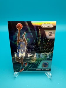 Panini Prizm 2020-21 - Impacto instantáneo James Wiseman #11 Silver Prizm (RC) - Imagen 1 de 2