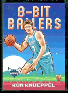 2025-26 Topps Basketball 8-Bit Ballers Insert #8B-34 Kon Knueppel RC Hornets - Picture 1 of 2
