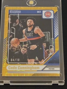 Cade Cunningham 2024-25 Panini Donruss Choice #174 dorado/10 - Imagen 1 de 2