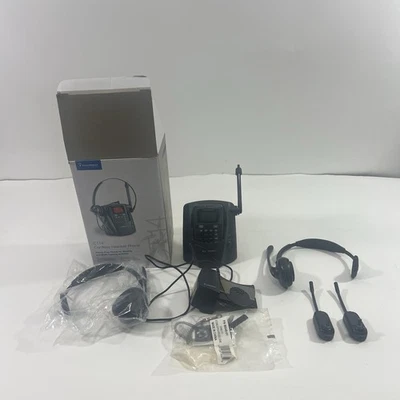 Plantronics CT14 Cordless Headset Phone With Extras READ - Image 1 of 4