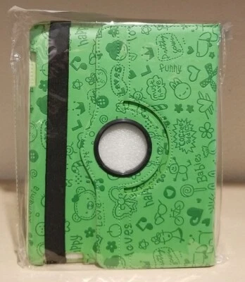 Folio Cover for iPad 2 3 4 Smart 360º Rotating PU Leather Folio Cover Stand Case - Image 1 of 2